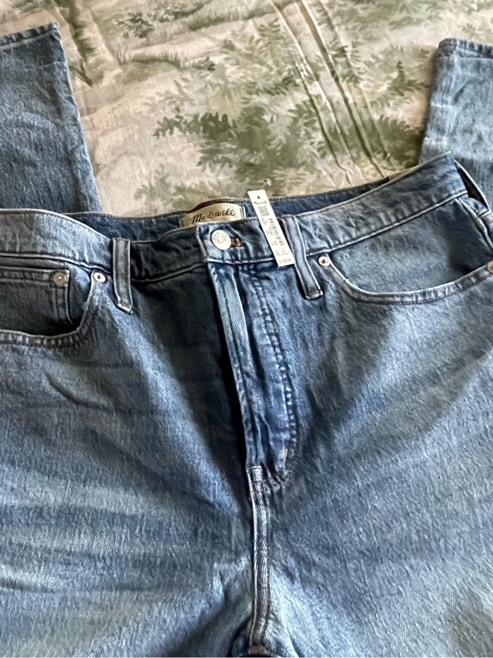 Womans Madewell Light Blue Denim PVJ Jeans